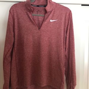 Nike Women’s Dri-fit element top half zip.